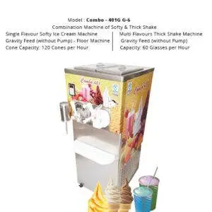 Single Flavour Softy Ice Cream & Thick Shake Machine